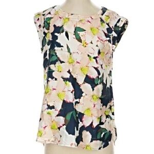 J. Crew Silk Floral Blouse